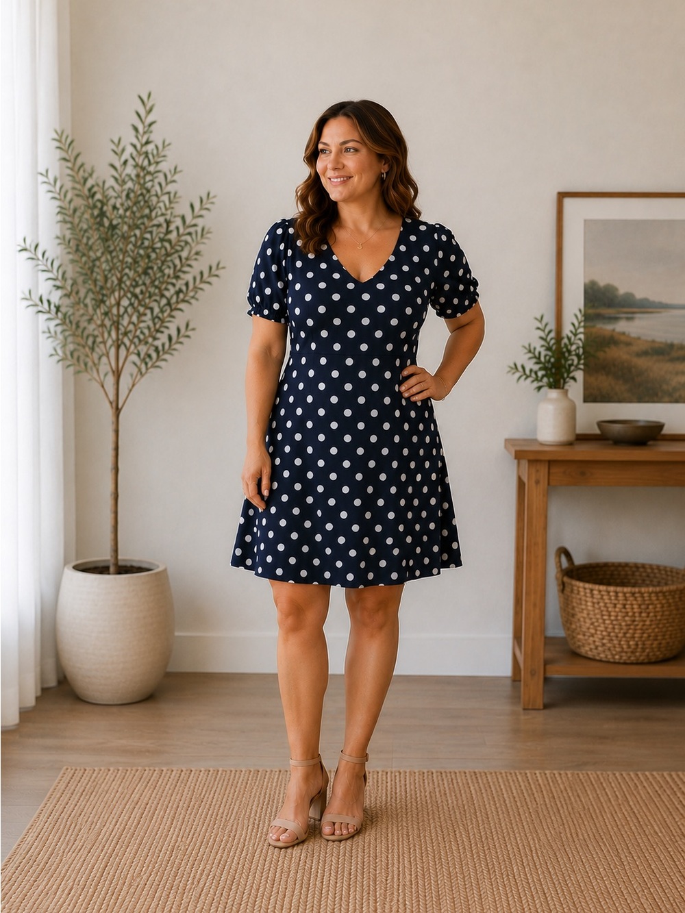 Tommy Hilfiger Polka Dot Dress - Size 12